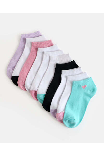 REDTAG Women Assorted Ankle Socks 10 Pairs