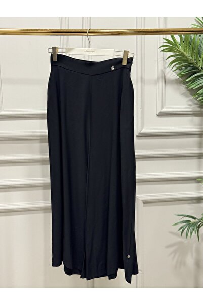 armine giyim 26Yt203 Wide Leg Trousers Black