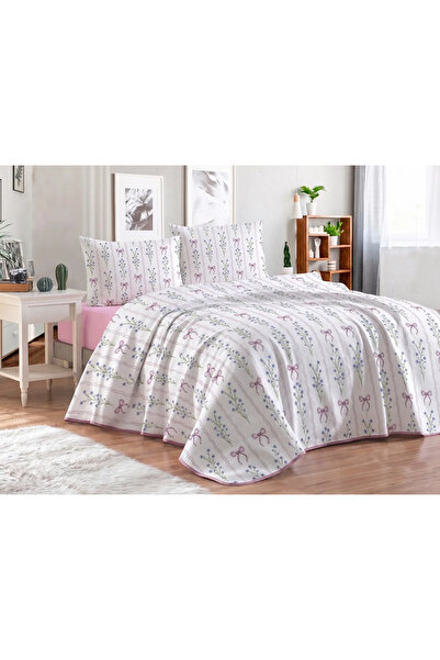 Çeyiz Merkezi Organic Cotton Battal Pike Takımı – Çift Kişilik Lastikli Çarşa...