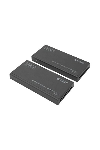 Digitus DS-55512 HDMI KVM Extender Top Bottom Set, Metal, 70m, 4K/30Hz, Black