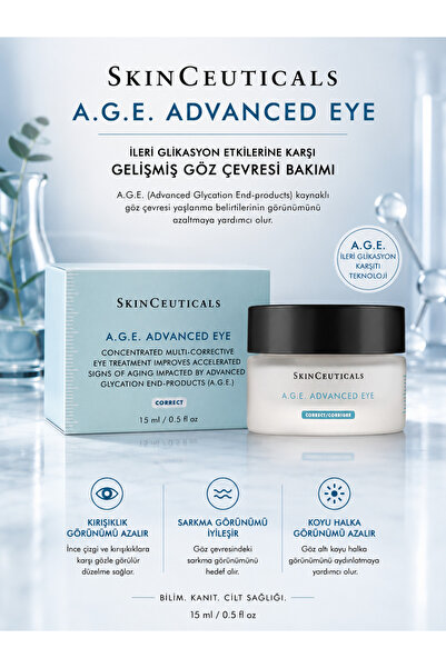 SkinCeuticals A.G.E. Advanced Eye 15 ml - Anti-Dark Circle Firming and Bright...