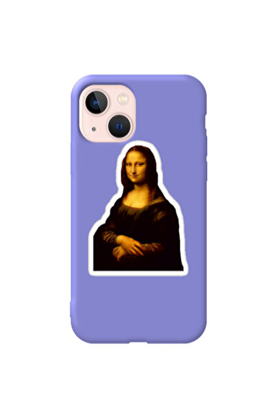 Other Apple iPhone 13 Davinci Purple Colored Silicone TPU Θήκη