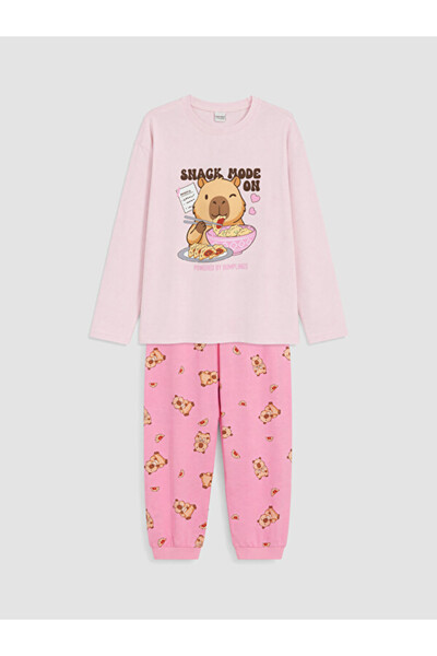 LC Waikiki I Zero Roba Yaka Printed Girl's Pajama Set from Freezen Store