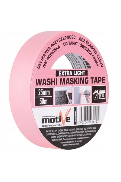 Other Bandă de mascare MOTIVE WASHI EXTRA UȘOARĂ 25MM/50M 020 041