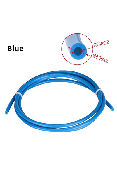 Choice7 أنبوب PTFE بطول 1 متر أزرق 2×4 ملم 1/2/4 متر لرأس الطباعة J-head Hote...