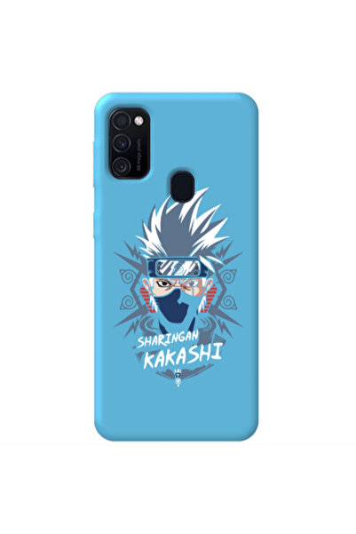 Other Samsung M21 Anime Mangoo Blue Colored Silicone TPU Θήκη