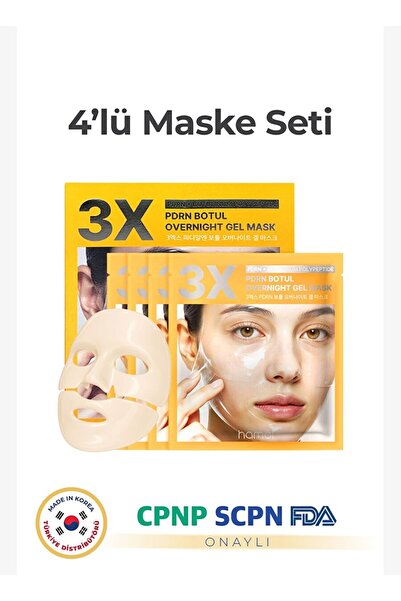 HAMEL Pdrn Botul Overnight Mask – Skin Renewing and Collagen Gel Mask 4 Pcs