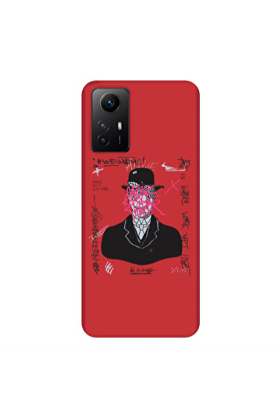 Other Xiaomi Redmi Note 12s Awes Red Colored Silicone TPU Θήκη