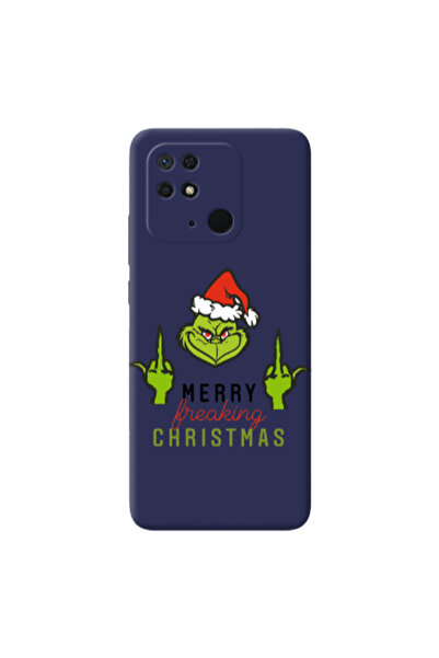 Other Xiaomi Redmi 10C Merry Christmas44 Dark blue Colored Silicone TPU Θήκη