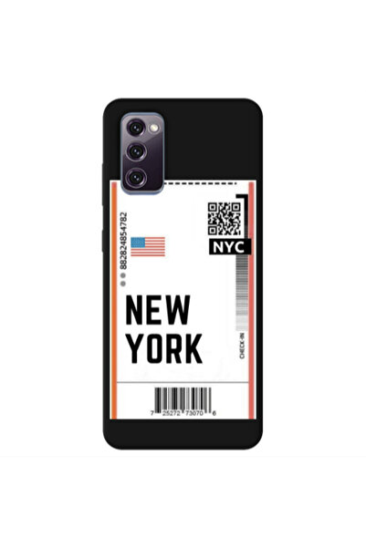 Other Samsung S20 FE New York NYC Black Colored Silicone TPU Θήκη