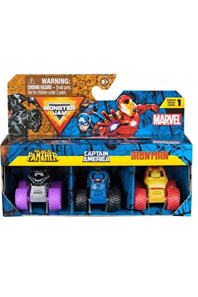Monster Jam Μίνι Οχήματα Μάρβελ Σετ 3 τεμαχίων (6070229)