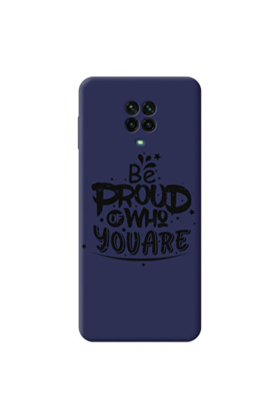 Other Xiaomi Redmi Note 9 Pro Be proud of who you are Dark blue Colored Silic...