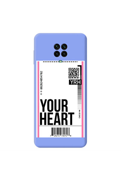 Other Xiaomi Redmi Note 9 Pro Your Heart YRH Light Purple Colored Silicone TP...
