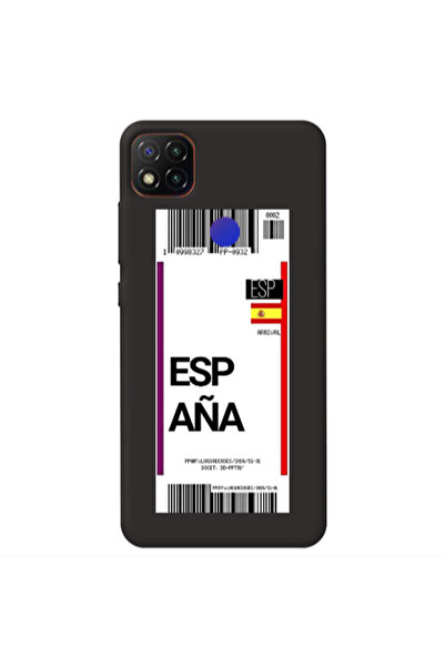 Other Xiaomi Redmi 9c Espana Arrival Black Colored Silicone TPU Θήκη