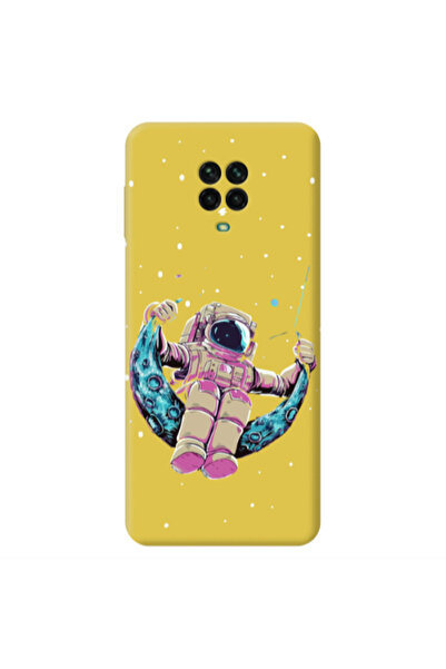 Other Xiaomi Redmi Note 9 Pro Astronaut swinging on the moon Yellow Colored S...