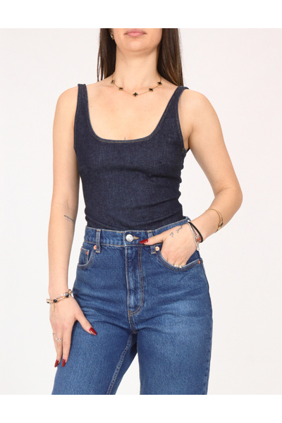 Evendi Bodysuit, Navy Blue