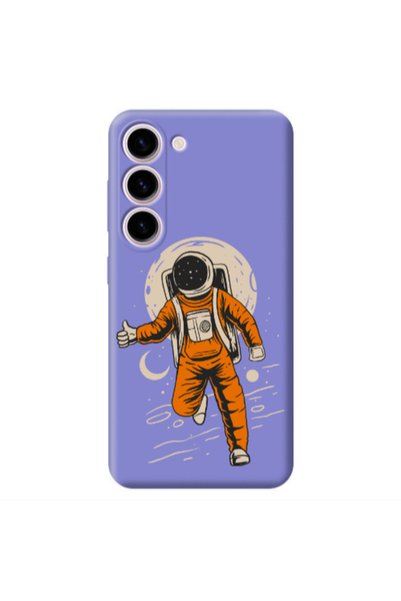 Other Samsung S23 Plus Hitchhike Purple Colored Silicone TPU Θήκη