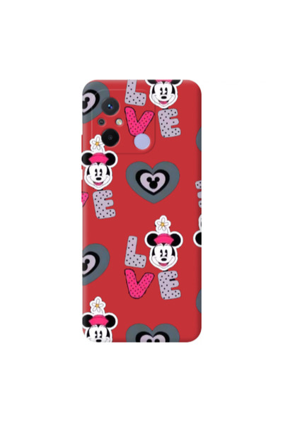 Other Xiaomi Redmi 12C Minnie Red Colored Silicone TPU Θήκη