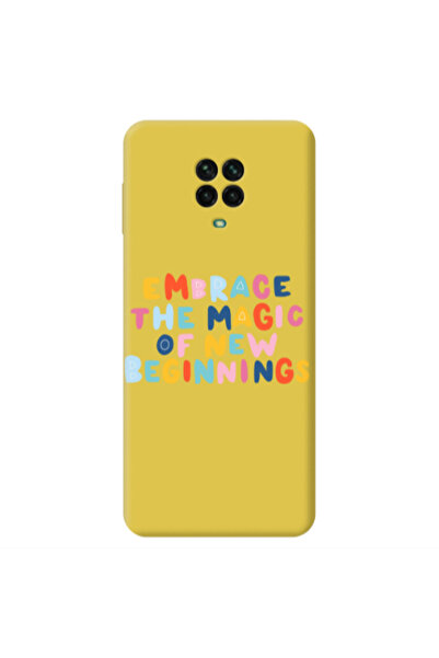 Other Xiaomi Redmi Note 9 Pro Embrace Yellow Colored Silicone TPU Θήκη