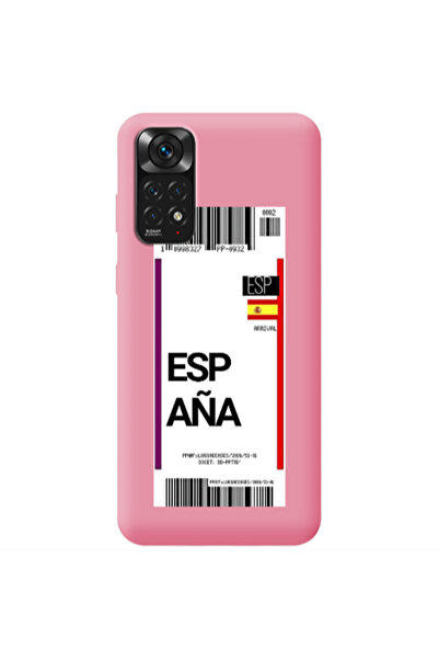 Other Xiaomi Redmi Note 11 4G Espana Arrival Pink Colored Silicone TPU Θήκη