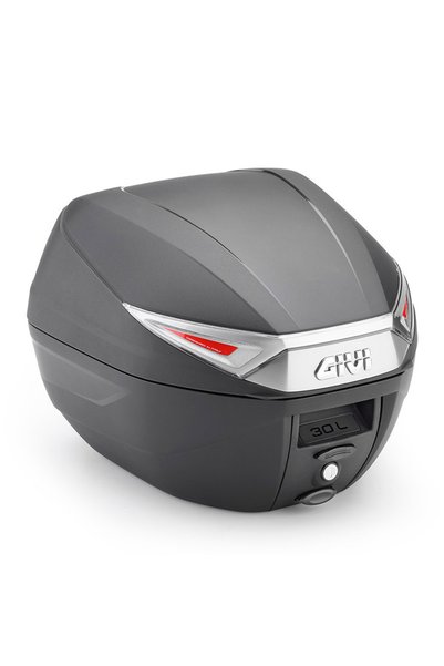 Givi Βαλίτσα 30 λίτρα C30NT μαύρη φυμέ αντανακλαστικό