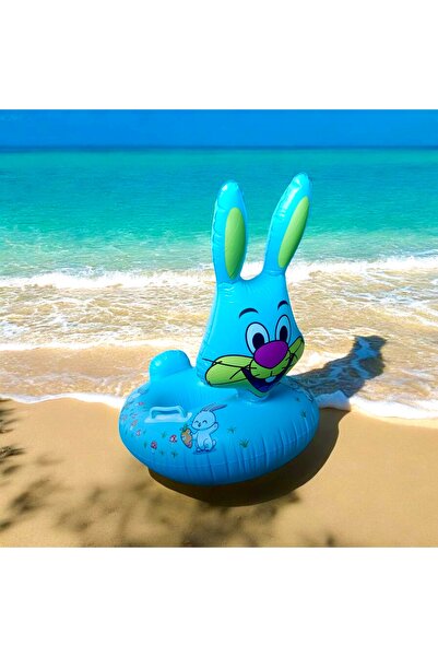 Genel Markalar Havuz Simidi Baby Float Tavşan Model Tutucaklı 0-4 Yaş