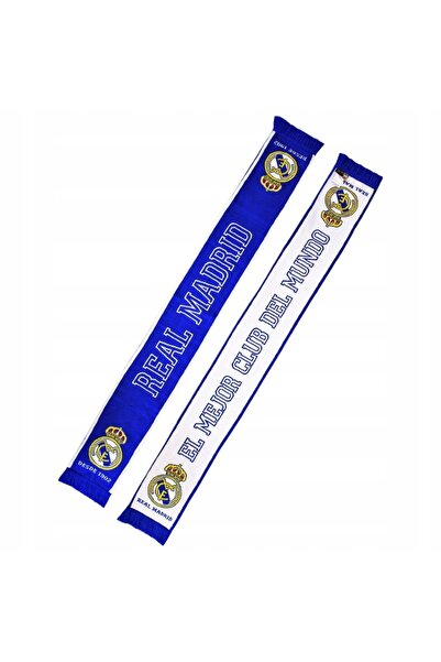 Real Madrid Fular sportiv Real Madrid, dublu tricotat, 140x20 cm, multicolor.