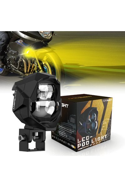 NOVSIGHT LED Προβολάκι Μοτοσυκλέτας 45W Διπλής Σκάλας A500-WL13-3-Α