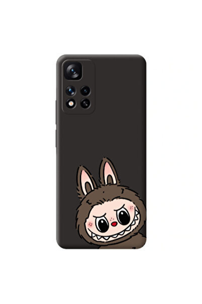 Other Xiaomi Redmi Note 11 Pro 5G Labubu7 Black Colored Silicone TPU Θήκη