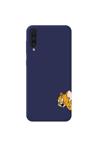 Other Samsung A70 Jerry 2 Dark blue Colored Silicone TPU Θήκη
