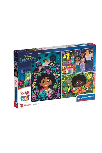 CLEMENTONI Set 3 puzzle SuperColor Disney Encanto, Clementoni, 3x48 piese
