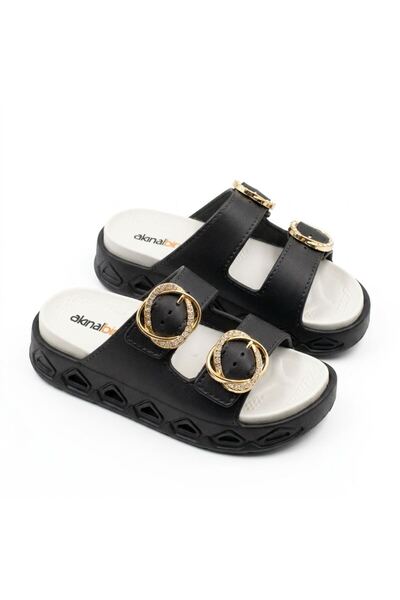 Alphus Akınal Bella Women's Wedge Heeled Slippers
