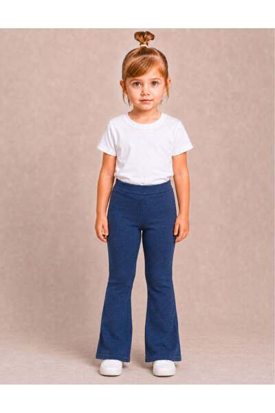 OrganicKid Watermelon Kız Çocuk Denim Tayt