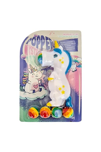 OEM Gniotek unicorn MCD cu bile - jucărie de tras pentru copii