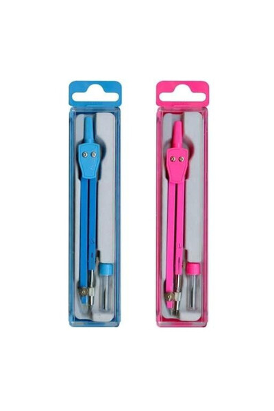 OEM Set de compas MFP 2 piese cu mine de rezervă, până la 42 cm, cutie din pl...