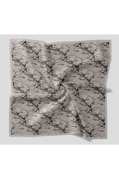 Levidor Abstract Line Tie Dye Marble Pattern Luminous Crystal Scarf