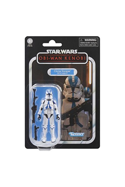OEM Figurina Star Wars, Hasbro, Soldat Clona, Legiunea 501, alb cu detalii al...