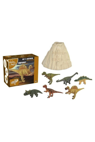 OEM Figurină dinozaur din vulcanizări - set pentru tânărul explorator Bones&More