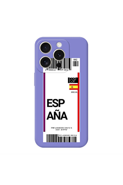Other Apple Iphone 16 Pro Max Espana Arrival Purple Colored Silicone TPU Θήκη