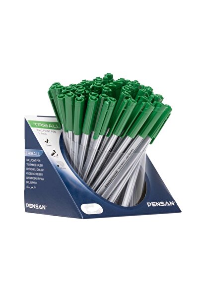 MC Micostore Στυλό διαρκείας Pensan Triball, 1.0mm, τριγωνικό, με καπάκι, πρά...