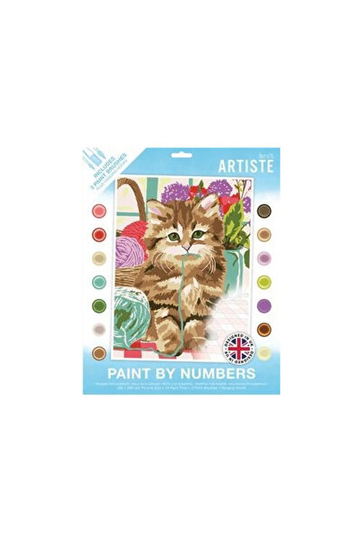 OEM Set pictura pe numere Dalprint dpCraft Slodki Kot, kit creativ, panza pre...