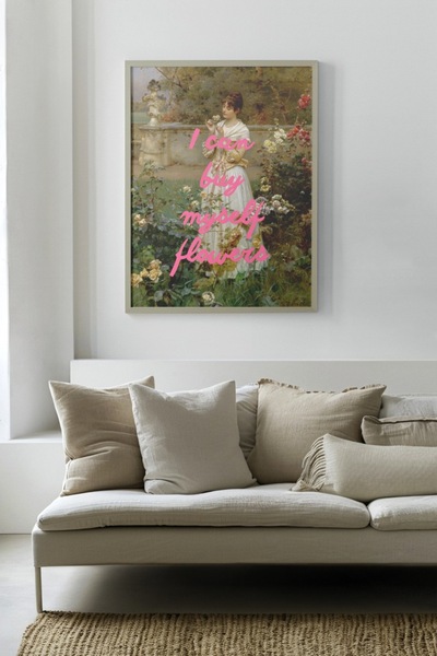 INNOVI I can buy Myself Flowers Poster