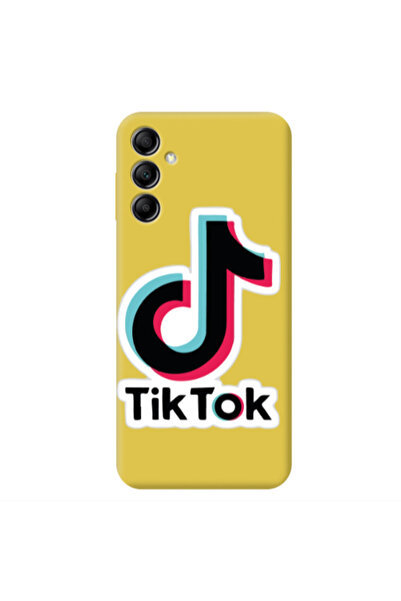 Other Samsung A24 Tik Tok Yellow Colored Silicone TPU Θήκη