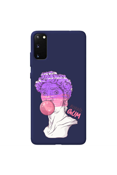 Other Samsung S20 Pin Bubble Dark blue Colored Silicone TPU Θήκη