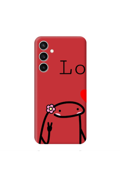 Other Samsung S24 Plus Love 1 Red Colored Silicone TPU Θήκη