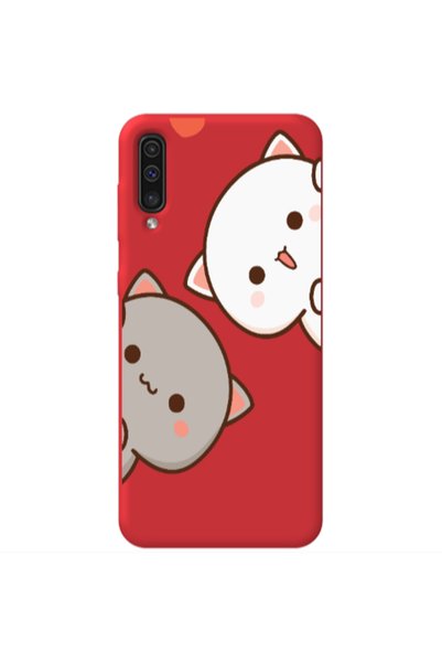 Other Samsung A70 We are here Red Colored Silicone TPU Θήκη