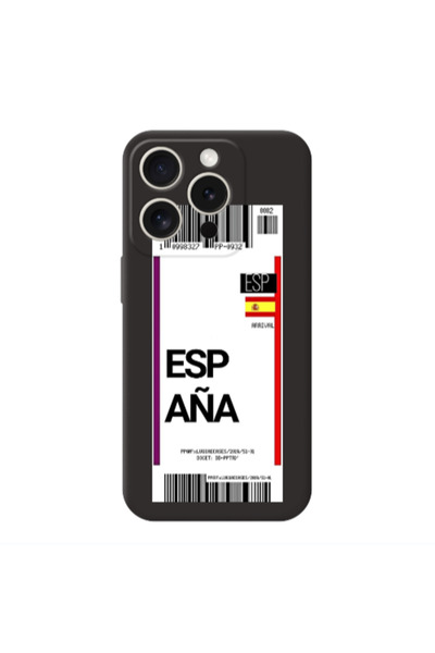 Other Apple Iphone 16 Pro Espana Arrival Black Colored Silicone TPU Θήκη
