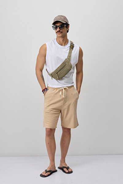 VAMOSCLO Lace-Up Loose Fit Shorts