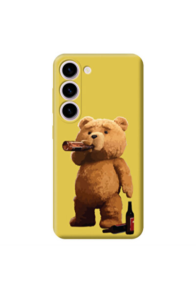Other Samsung S23 Plus Beer Time Yellow Colored Silicone TPU Θήκη