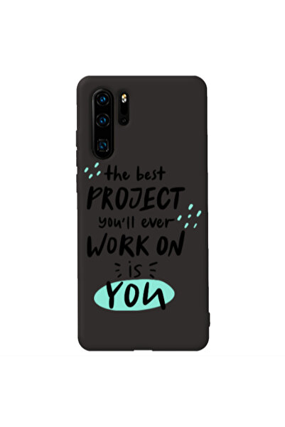 Other Huawei P30 Pro The Best Project Black Colored Silicone TPU Θήκη
